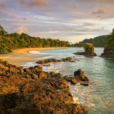 coastline view of coasta rica